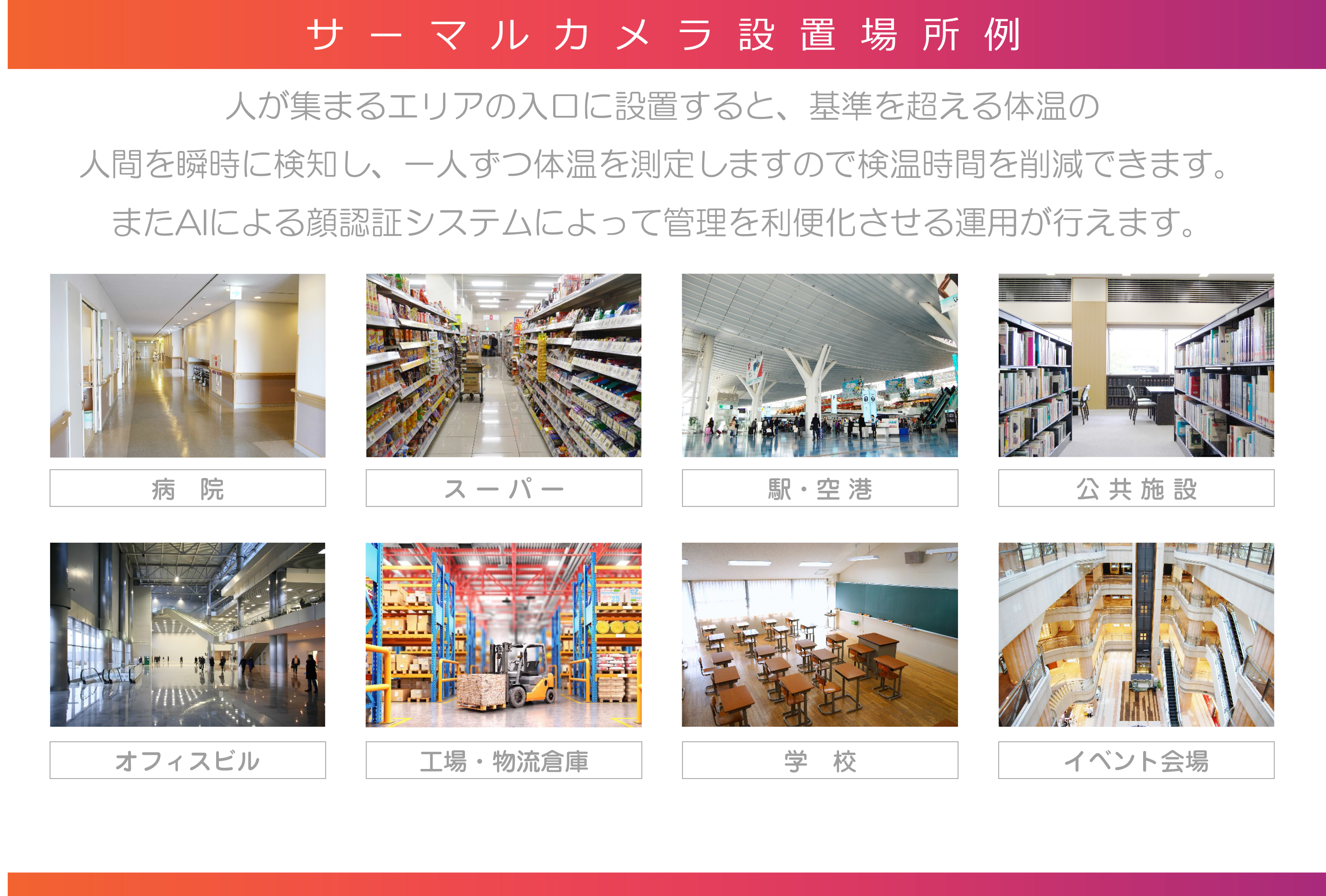 サーマルカメラのご案内